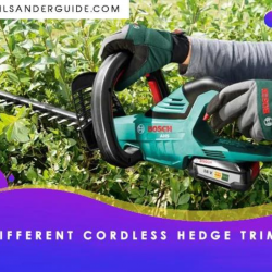 Cordless hedge trimmers