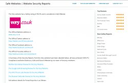 The Very Website Safety review from Safe-Websites.co.uk