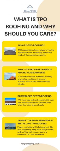 WHAT IS TPO ROOFING AND WHY SHOULD YOU CARE?