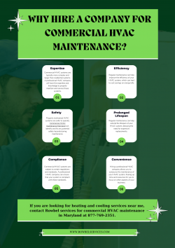 Hire a Company for Commercial HVAC Maintenance?