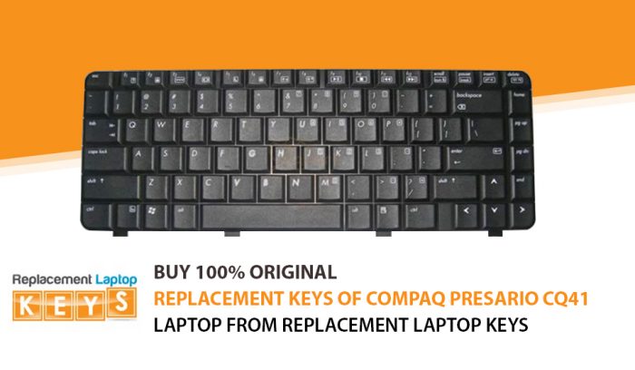 Buy 100% Original Replacement Keys of Compaq Presario CQ41 Laptop from Replacement Laptop Keys