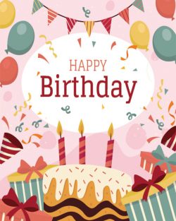 Virtual birthday cards