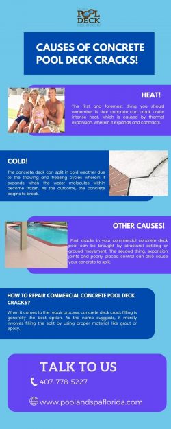 Causes Of Concrete Pool Deck Cracks!