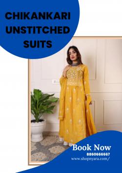 Chikankari Unstitched Suits