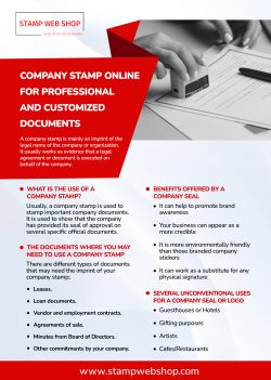 Create Your Business Stamp| Company Stamp Online.