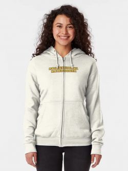 Yellow Letter PROFESSIONAL RAWDOGGER Zipped Hoodie, Jidion Hoodie $45.95