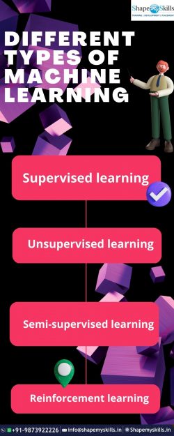 Different types of machine learning