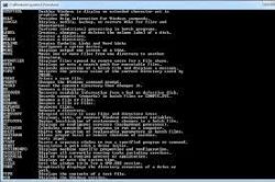 Windows command shell commands