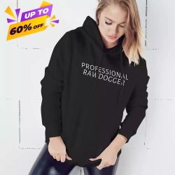 Classic Black Professional Rawdogger Pullover Hoodie, Jidion Fans Hoodie, Black Hoodie $32.95