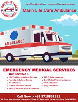 Marine Life Care – Ambulance service in Delhi