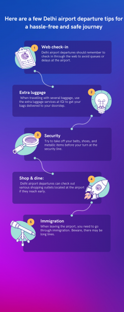 Here are a few Delhi airport departure tips for a hassle-free and safe journey