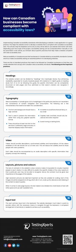 How can Canadian businesses become compliant with accessibility laws?