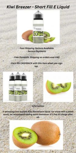 Kiwi Breezer – Short Fill E Liquid