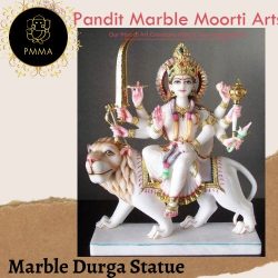 Marble Durga Statue