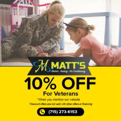 10% Off For Veterans