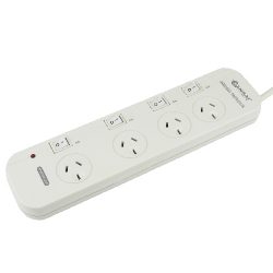 4 OUTLET INDIVIDUAL SWITCH POWER BOARD