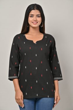 Buy Amazing Black Short Kurti for Women Online