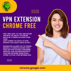 VPN Proxy InsuredVPN offers the best VPN extension chrome free!