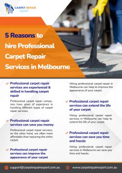 Carpet Repair Services in Melbourne .