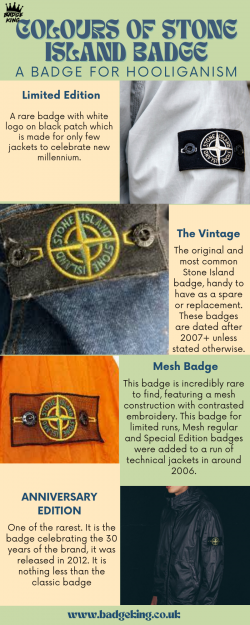 Colours of Stone Island Badge