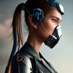 Cyberpunk girl