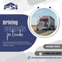 Want to hire driving schools for trucks? Enrol at Fleet Safety International