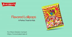 Experience a burst of flavors in BakeMate Flavored Lollipops