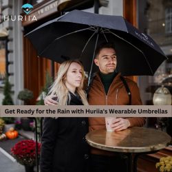 Get Ready for the Rain with Huriia’s Wearable Umbrellas