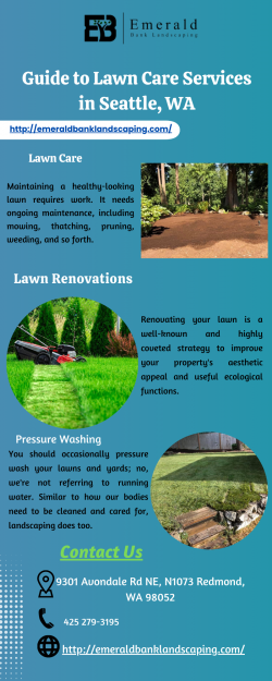 Get The Best Lawn Care Service in Seattle, WA