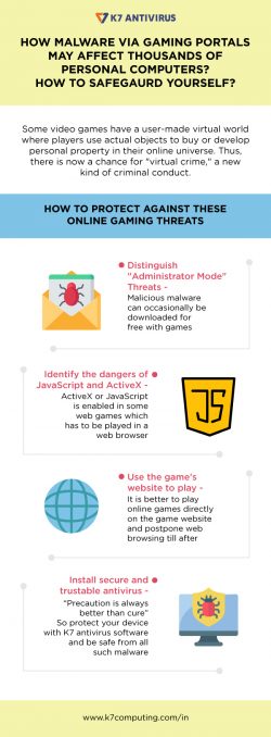 How malware via gaming portals may affect thousands of personal computers How to safeguard yourself