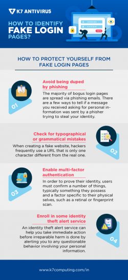 How to identify fake login pages?