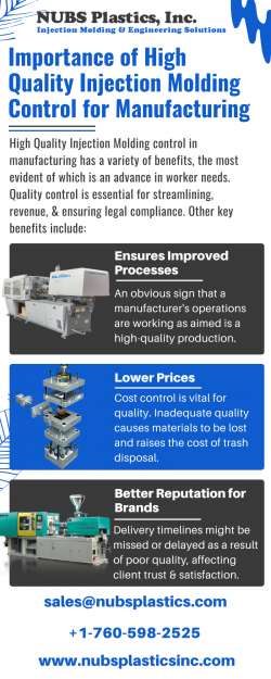 Importance of High Quality Injection Molding Control for Manufacturing