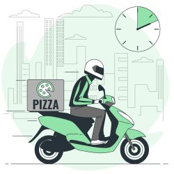 Can a pizza delivery software handle multiple delivery locations?