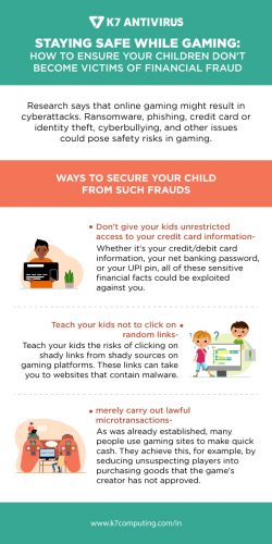 Staying safe while gaming how to ensure your children don’t become victims of financial fraud