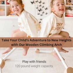 Take Your Child’s Adventure to New Heights with Our Wooden Climbing Arch