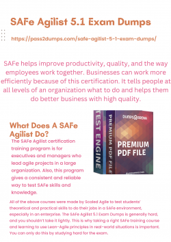 How You Can (Do) SAFE AGILIST 5.1 EXAM DUMPS Almost Instantly?