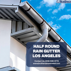 Half Round Rain Gutter Los Angeles