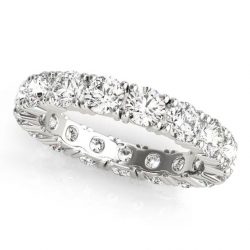 Gorgeous Prong Set Round Diamond Eternity Band for Women