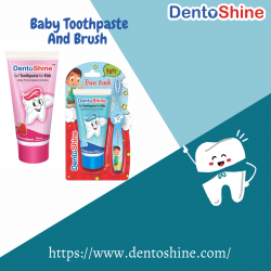 Baby Toothpaste Strawberry Flavor | Dento Shine