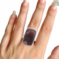 Botswana Agate Ring Is For A Prosperous Life