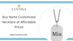 Buy Name Customized Necklace at Affordable Prices