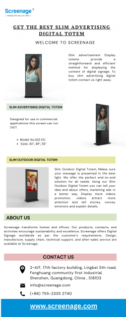 Shop Digital Signage Totems