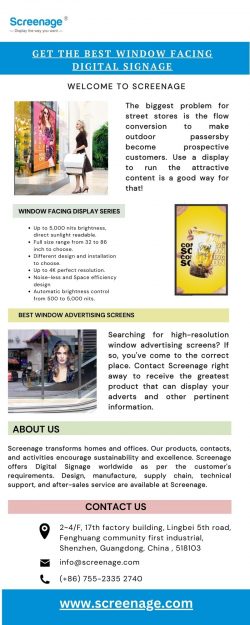 Buy Window Facing Commercial Display