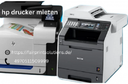 hp drucker mieten