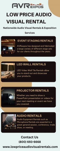 Low Price Audio Visual Rental