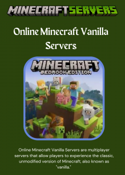 Online Minecraft Vanilla Servers