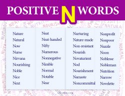 111 Positive Words That Start With N – Cool N Words That Are Positive