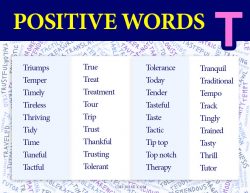 250 Positive Words That Start With T – Positive T Words (Sorted By Letter Count)