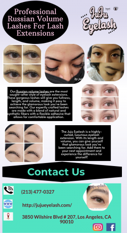 Professional Russian Volume Lashes For Lash Extensions