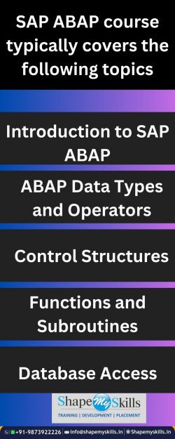 best SAP ABAP training in Noida